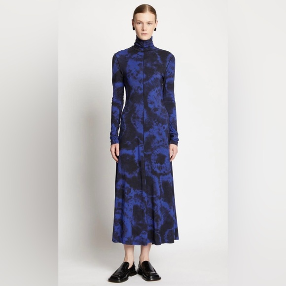 PROENZA SCHOULER
WHITE LABEL
Marble Jersey Turtleneck Dress in
Ultramari… - Picture 4 of 13
